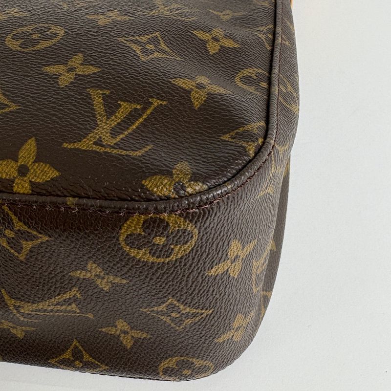 Louis Vuitton Looping MM Shoulder One Shoulder Bag Monogram Brown M51146 Women