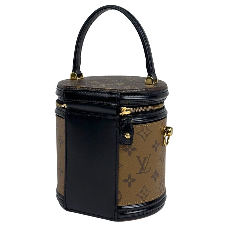 Louis Vuitton Cannes 2way Shoulder Bag Vanity Handbag Monogram Reverse Brown