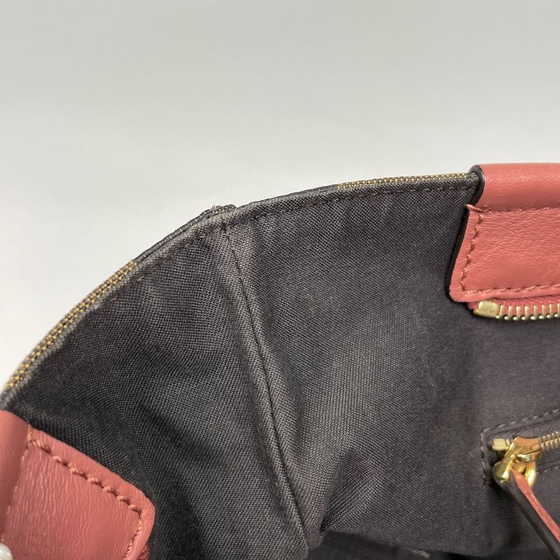 Fendi Pecan Pattern Tote Bag Shoulder Bag Tote Bag Canvas Brown 8bh185 Women