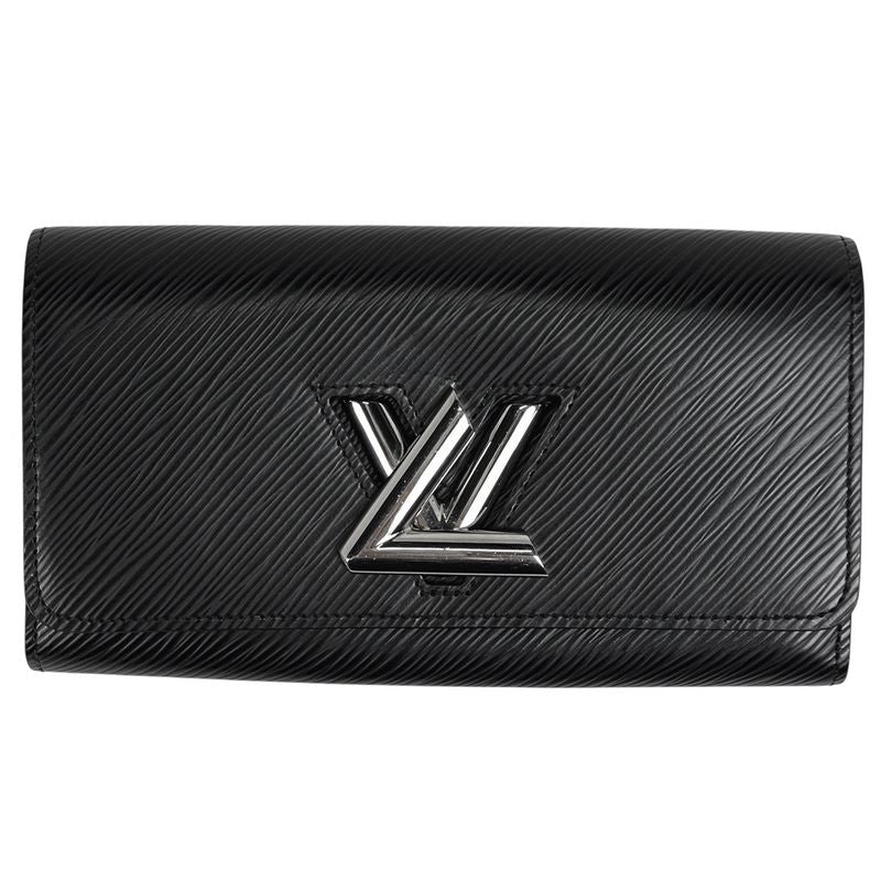 Louis Vuitton Portefeuille Twist Billfold Coin Purse Bifold Long Wallet Epi