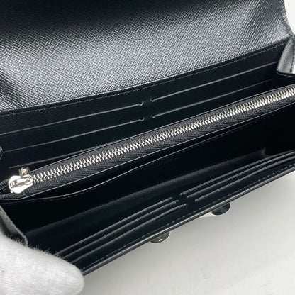Louis Vuitton Portefeuille Twist Billfold Coin Purse Bifold Long Wallet Epi