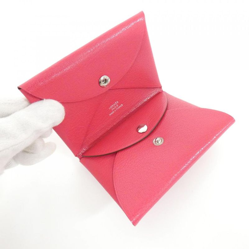 Hermes Calvi Duo 083416ck Coin Case