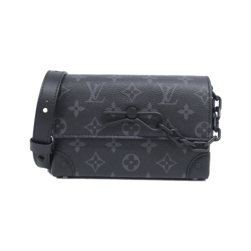 Louis Vuitton Monogram Eclipse Steamer Wearable Wallet M81783 Shoulder Bag