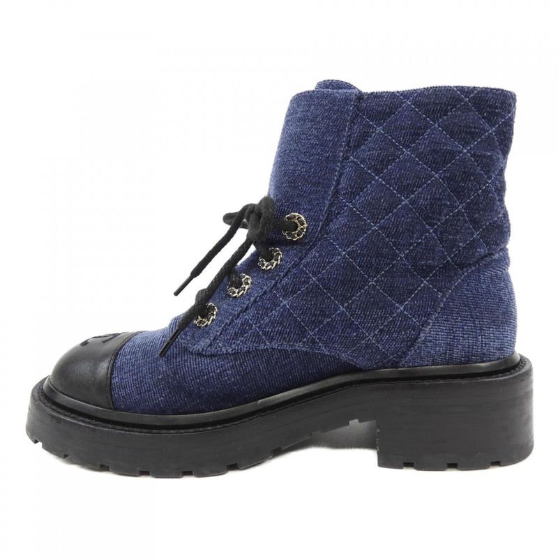Chanel Lace-Up G36424y55367 Boots