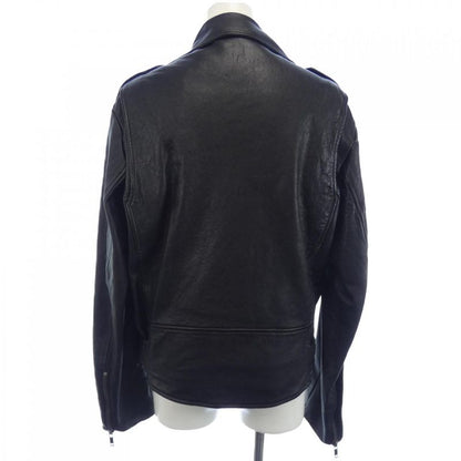 Gucci 654909 Xnamz Leather Riders Jacket