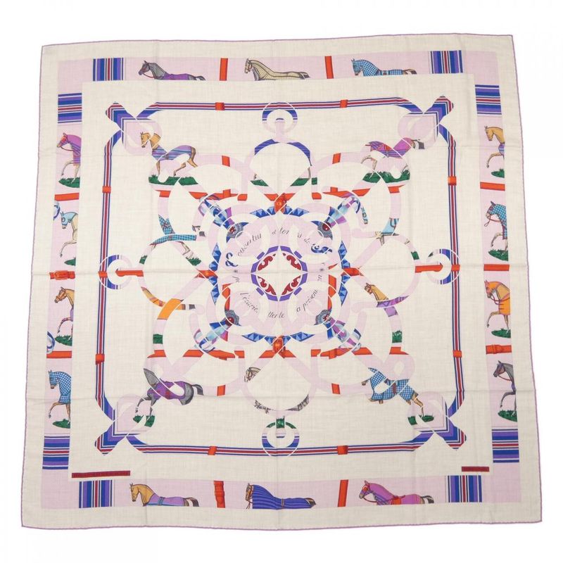 Hermes Eperon D'or Et Tenues de Jour H244216s Carre Geant140 Shawl