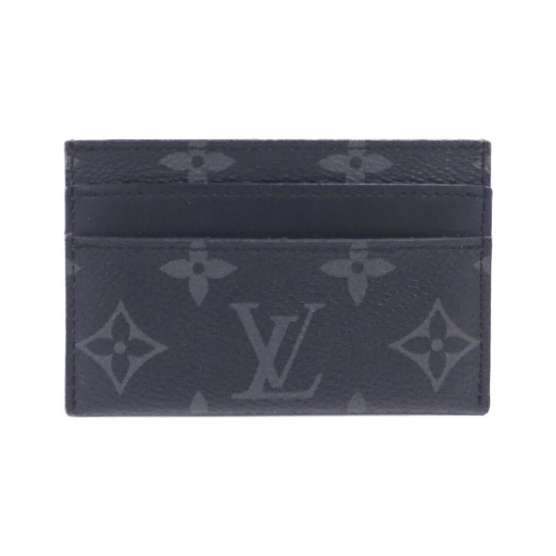 Louis Vuitton Monogram Eclipse Card Case Porte Carte Double M62170 Card Case