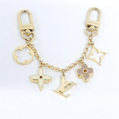 Louis Vuitton Bag Charm Chain Fleur de Monogram M01413 Key Holder