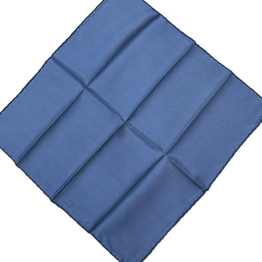 Hermes Scarf Petit Carré Blue Silk Pocket Chief