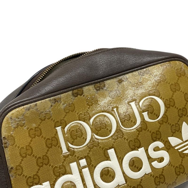 Gucci Shoulder Bag - 702427 Blue and Black Adidas Collaboration Leather