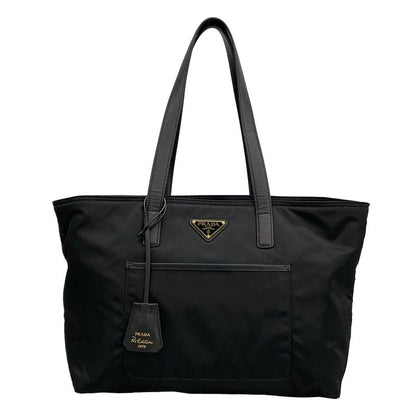 Prada Tote Bag Re-Edition 1978 Medium 1bg555 Black Re-Nylon Leather