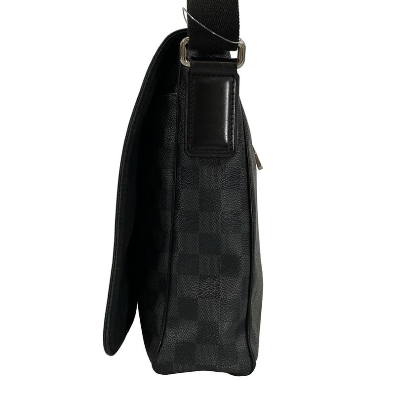 Louis Vuitton Shoulder Bag Damier Graphite Daniel MM N58029