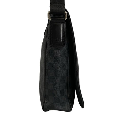 Louis Vuitton Shoulder Bag Damier Graphite Daniel MM N58029
