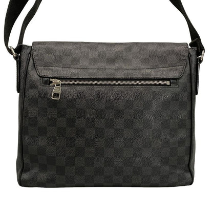 Louis Vuitton Shoulder Bag Damier Graphite Daniel MM N58029