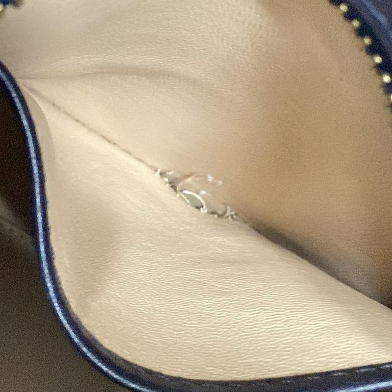 Celine Handbag Luggage Micro Shopper Black X Khaki X Beige Leather