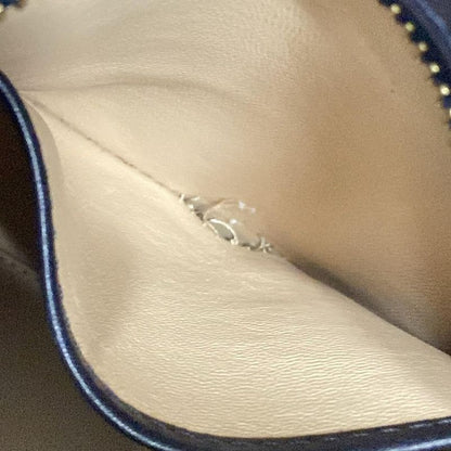 Celine Handbag Luggage Micro Shopper Black X Khaki X Beige Leather