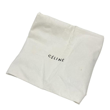 Celine Handbag Luggage Mini Shopper Black and Ivory Linen Leather