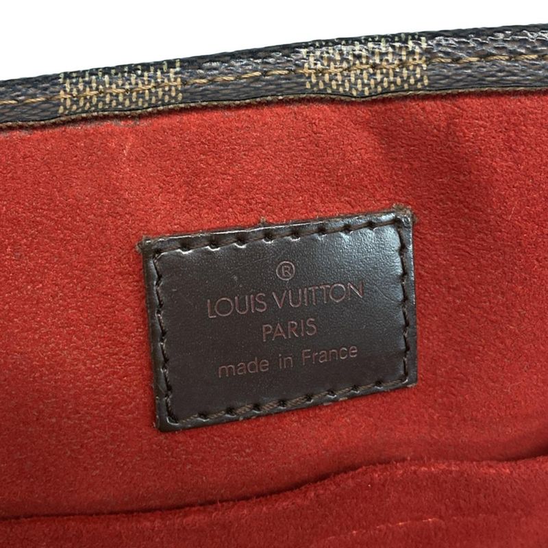 Louis Vuitton Tote Bag Damier Sac Pla (old Shape ) N51140 Ebène