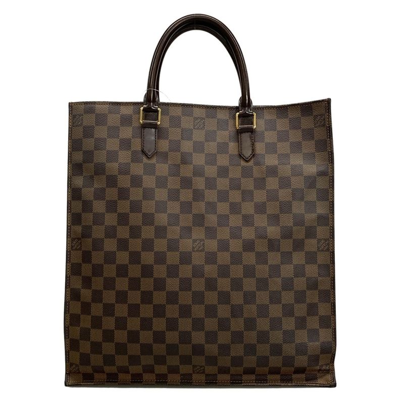 Louis Vuitton Tote Bag Damier Sac Pla (old Shape ) N51140 Ebène