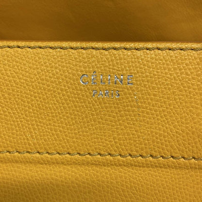 Celine Luggage Phantom Yellow Leather