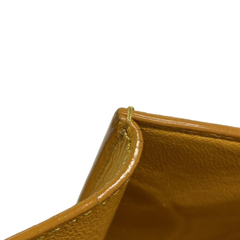 Celine Luggage Phantom Yellow Leather