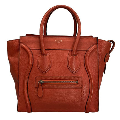 Celine Handbag Luggage Micro Shopper 167793lug.25co Coclico (Red)
