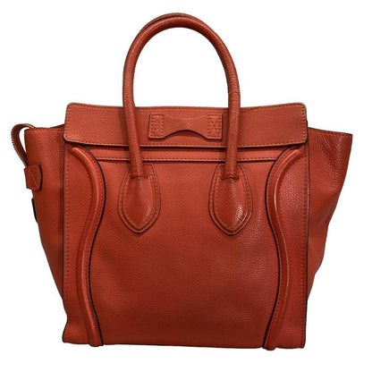 Celine Handbag Luggage Micro Shopper 167793lug.25co Coclico (Red)