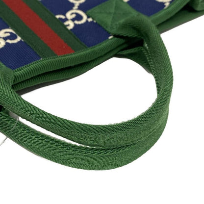 Gucci Handbag - 605831 Navy X Green X Multi Childrens