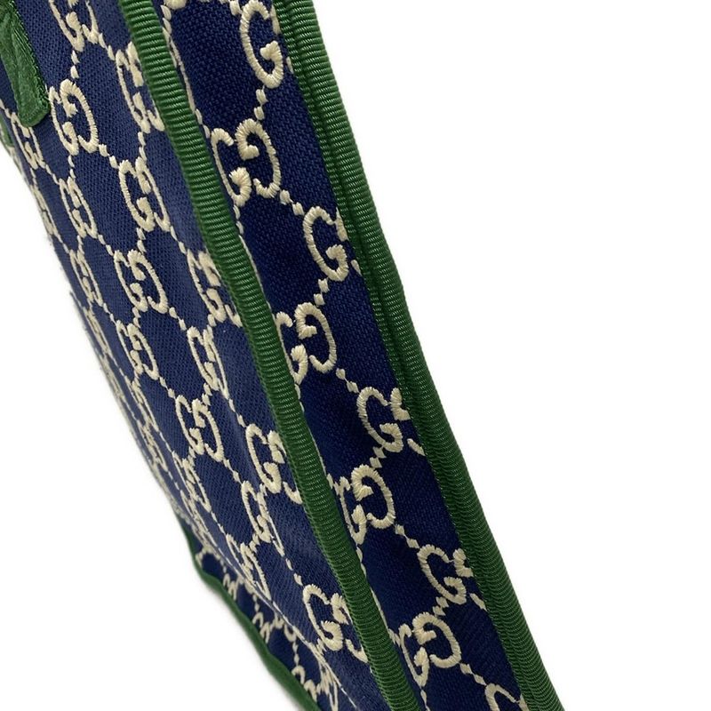 Gucci Handbag - 605831 Navy X Green X Multi Childrens