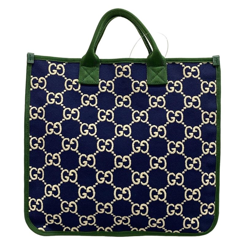 Gucci Handbag - 605831 Navy X Green X Multi Childrens