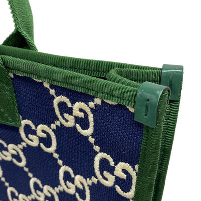 Gucci Handbag - 605831 Navy X Green X Multi Childrens