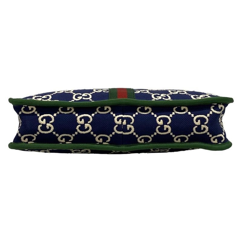 Gucci Handbag - 605831 Navy X Green X Multi Childrens