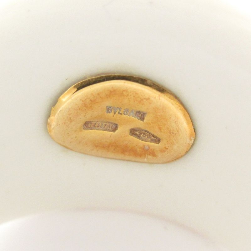 Bvlgari Ring Chandra (Accessory) Ceramic X 18k Yellow Gold X Peridot