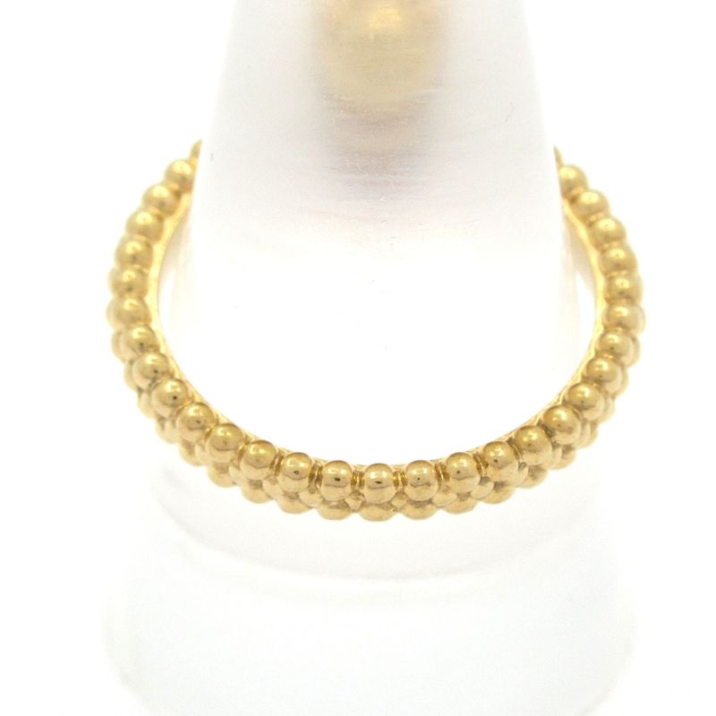 Van Cleef & Arpels Ring 56 Perle Creole Ring 18k Yellow Gold X Malachite