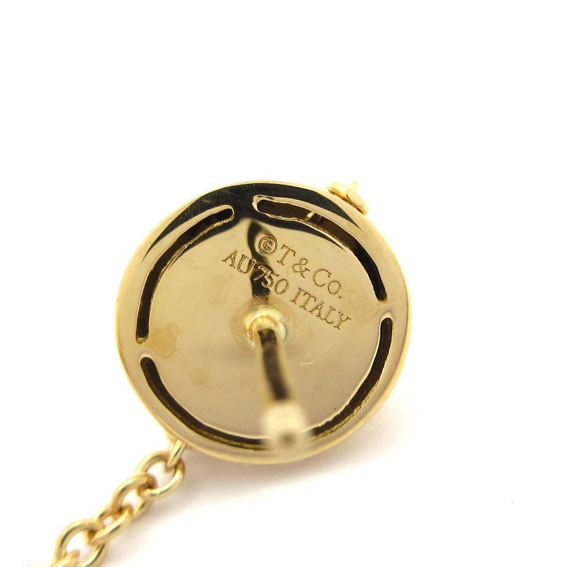 Tiffany & Co Earrings Hardware Ball Triple Drop 18k Yellow Gold