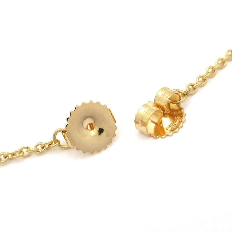Tiffany & Co Earrings Hardware Ball Triple Drop 18k Yellow Gold