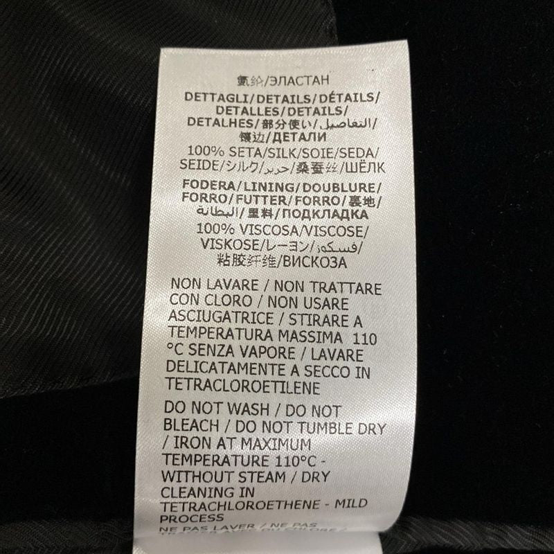 Gucci Jacket Size 38 S Women's Velvet Single Breasted Jacket 673899 Zahw8 Black