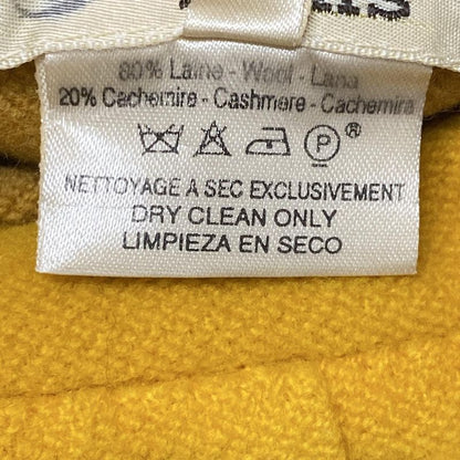 Hermes Coat Size 38 M Women's - Orange and Beige Reversible Winter Cashmere