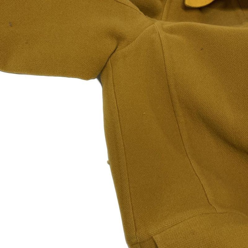 Hermes Coat Size 38 M Women's - Orange and Beige Reversible Winter Cashmere