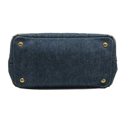 Prada Tote Bag Canapa Navy