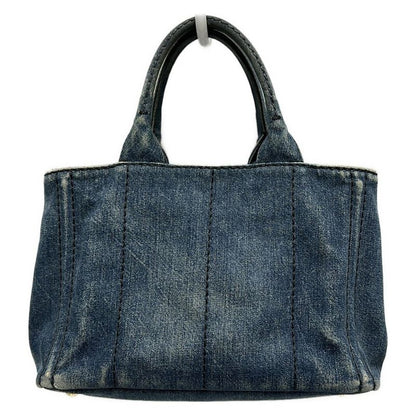 Prada Tote Bag Canapa Navy