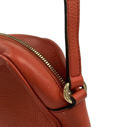 Gucci Shoulder Bag Soho 308364 Red Tassel Leather