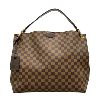 Louis Vuitton Damier Graceful MM N44045 Ebène Shoulder Bag