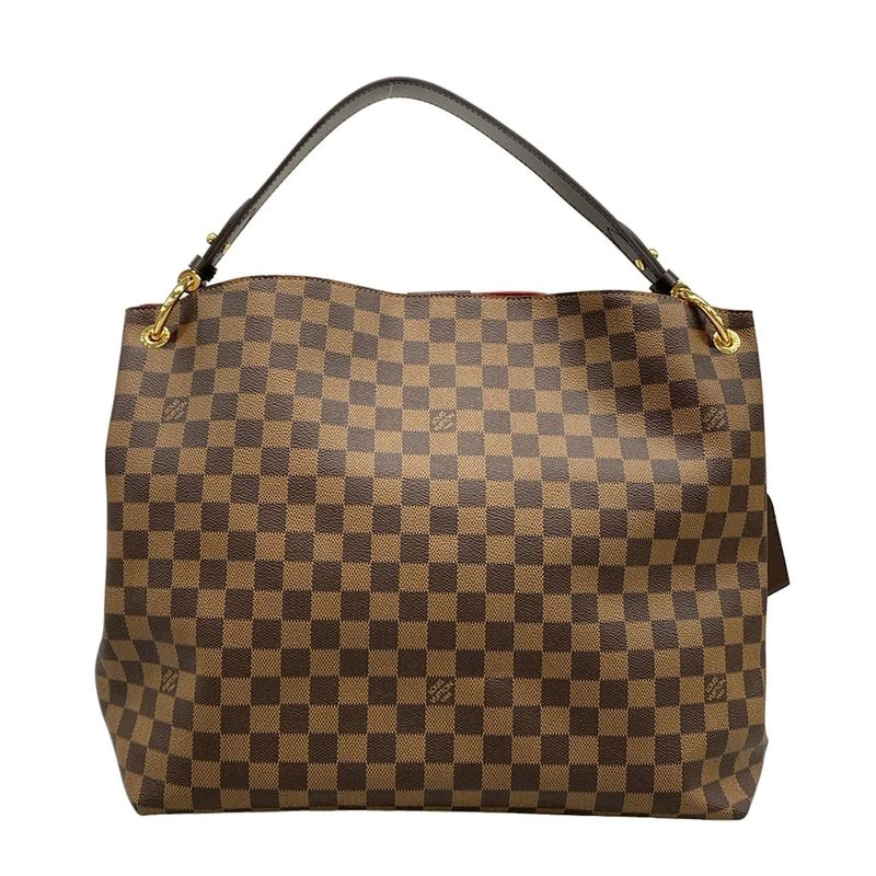 Louis Vuitton Damier Graceful MM N44045 Ebène Shoulder Bag