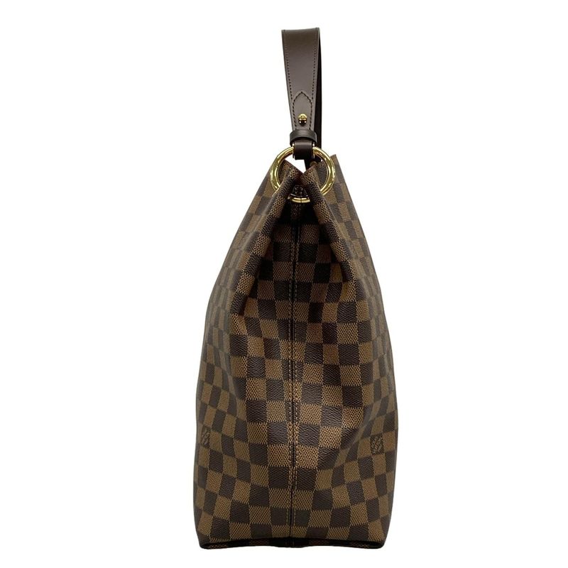 Louis Vuitton Damier Graceful MM N44045 Ebène Shoulder Bag