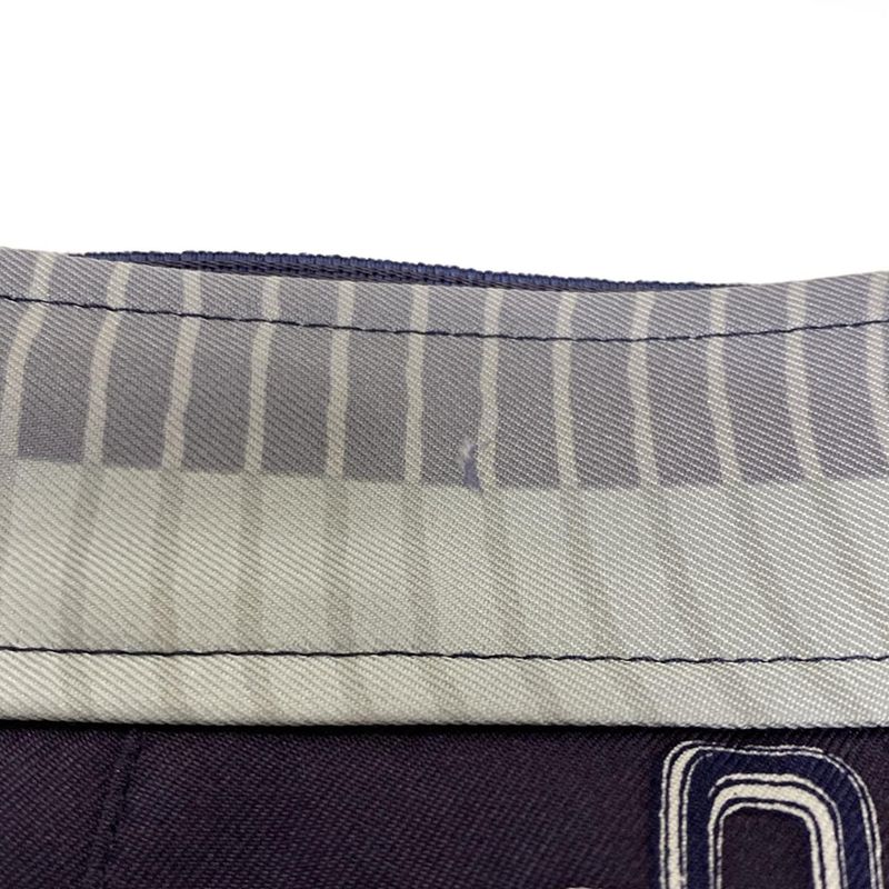 Hermes Pants Size 38 M Women's - 4h0477dw Navy X Gray X Yellow Cropped (half