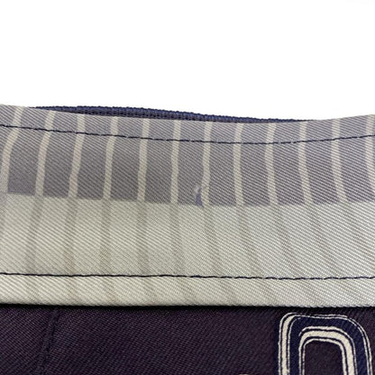 Hermes Pants Size 38 M Women's - 4h0477dw Navy X Gray X Yellow Cropped (half