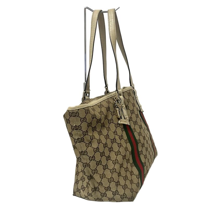 Gucci Tote Bag GG Patternsherry (Web) 139260 Light Brown X Dark Brown X Multi