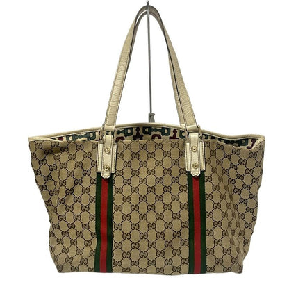 Gucci Tote Bag GG Patternsherry (Web) 139260 Light Brown X Dark Brown X Multi