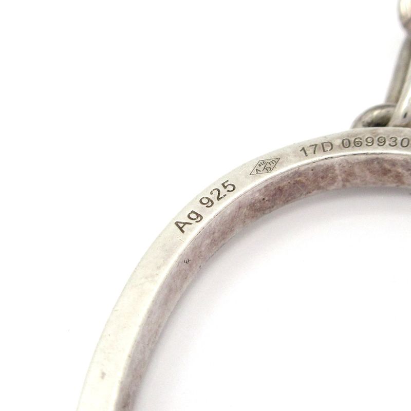 Hermes Earrings Chaine D'ancre Game Silver